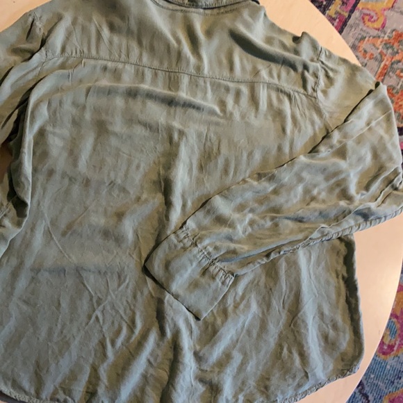 Don’t ask why button army green shirt - Picture 8 of 10